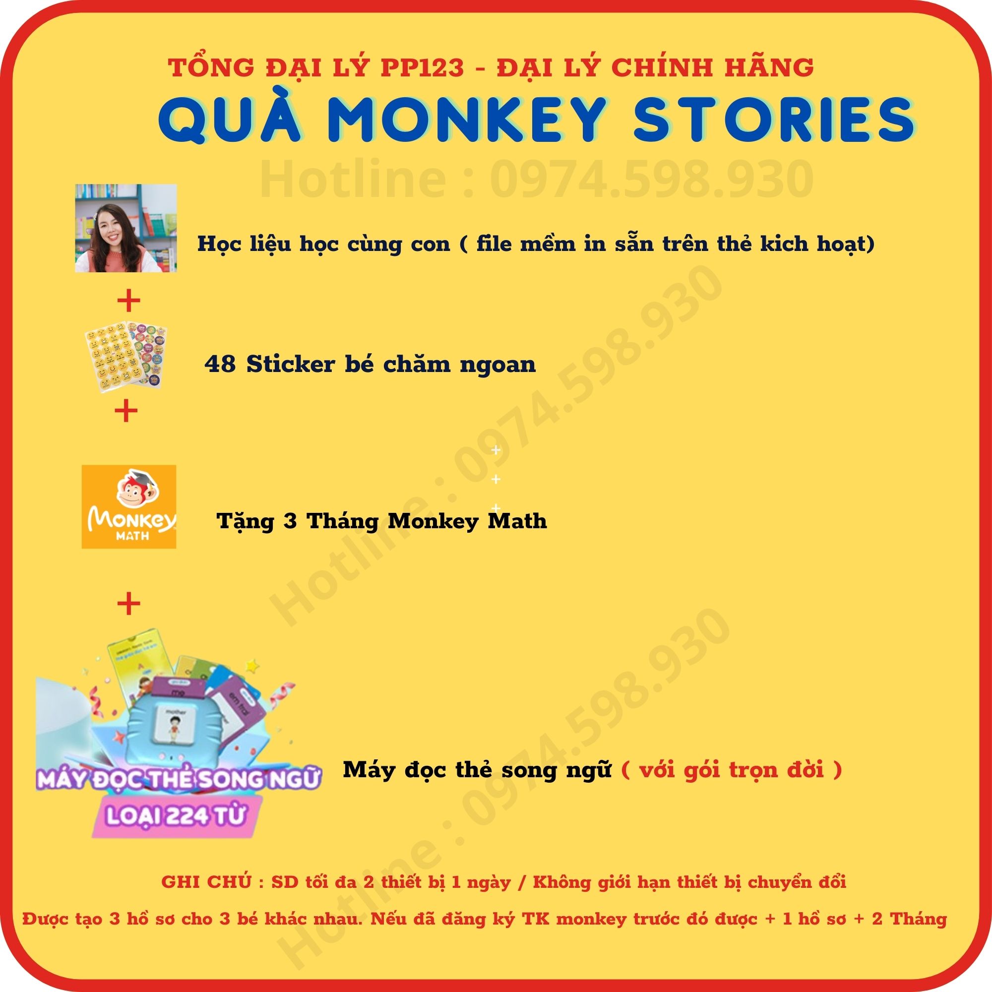 Monkey Stories (Trọn Đời, 1 Năm) - Tiếng Anh cho bé