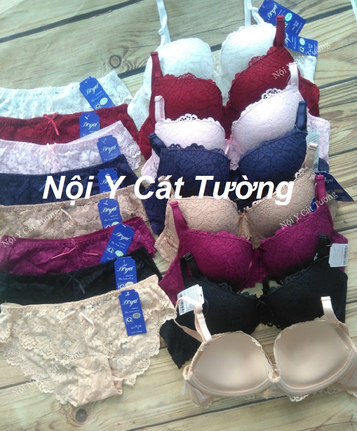 Bộ đồ lót Boya ren mút mỏng có gọng , mút dày 1cm