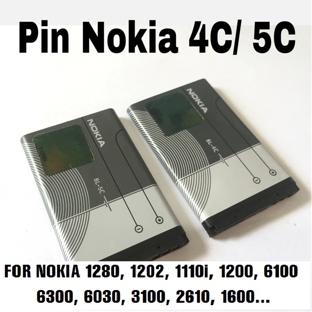 PIN BL-4C, 5C DÙNG CHO ĐIỆN THOẠI