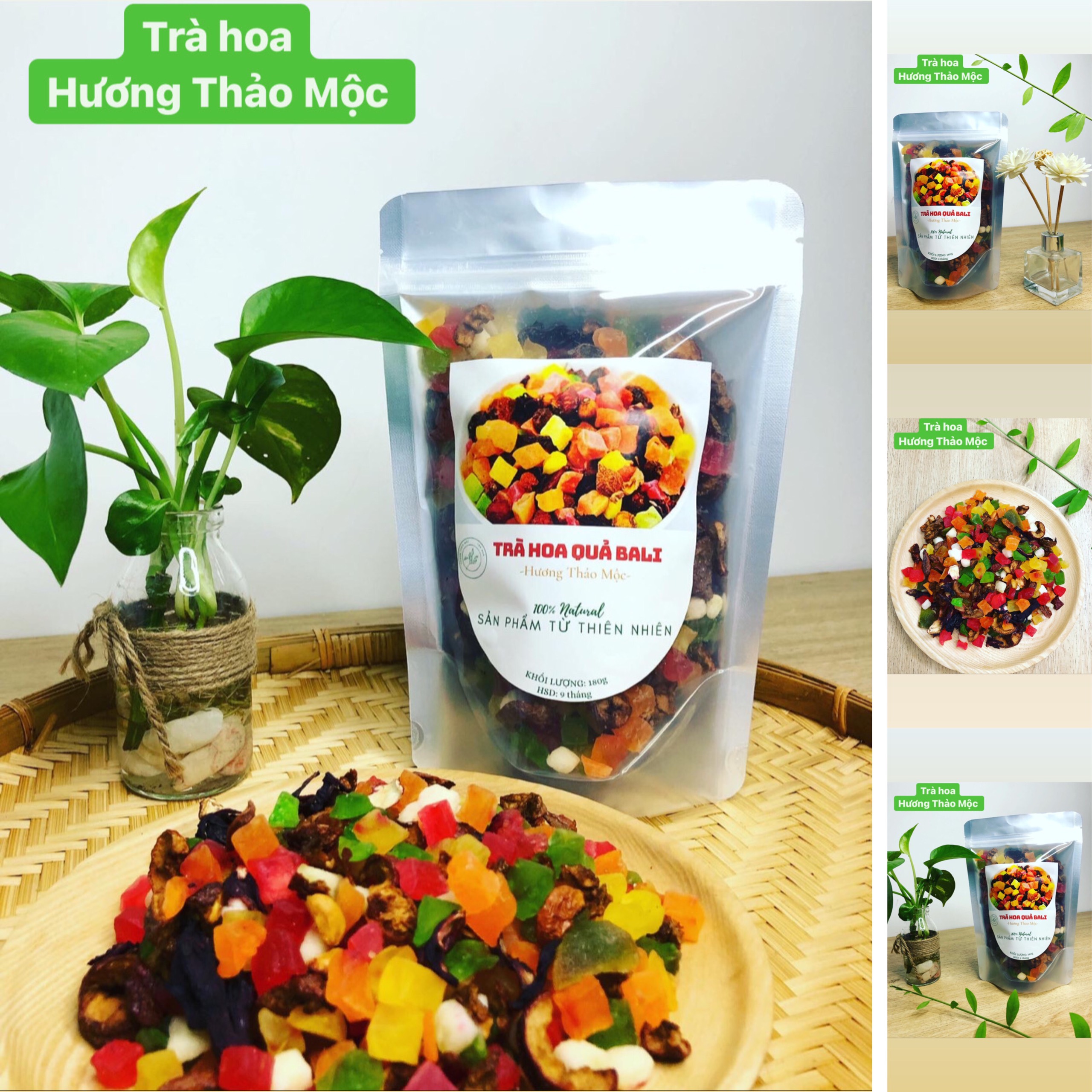 Trà Hoa Quả Bali - Trà Hoa Natural Thảo Mộc