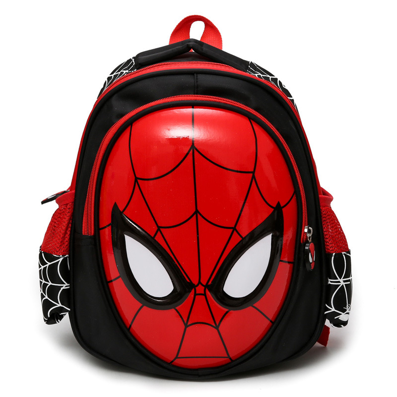 Backpack for baby print figure Superman Spiderman spider man anti-water anti-impact