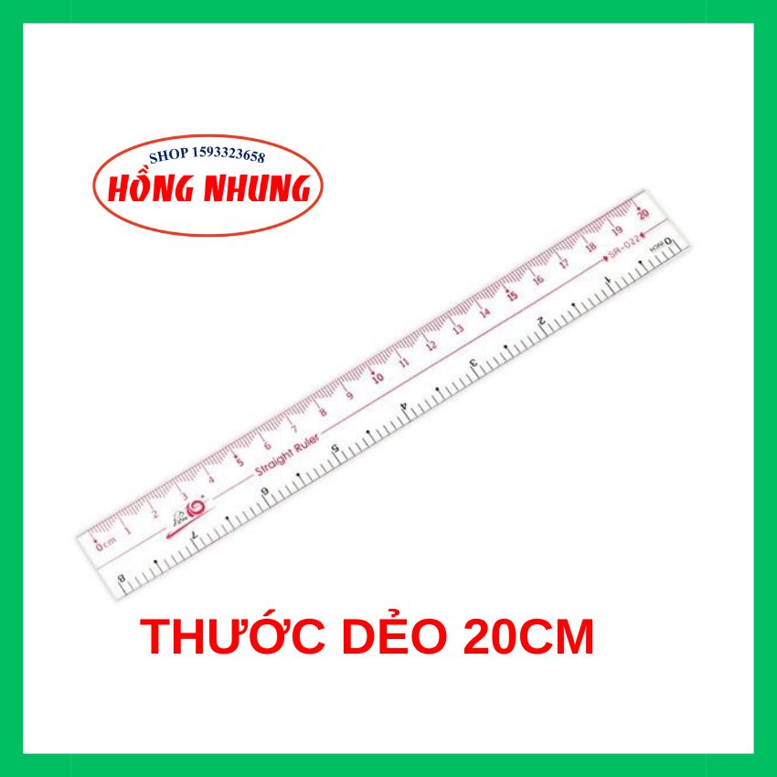 [ Mới] Thước dẻo PVC Điểm 10, dài 20 - 30 cm SR021/ SR022.