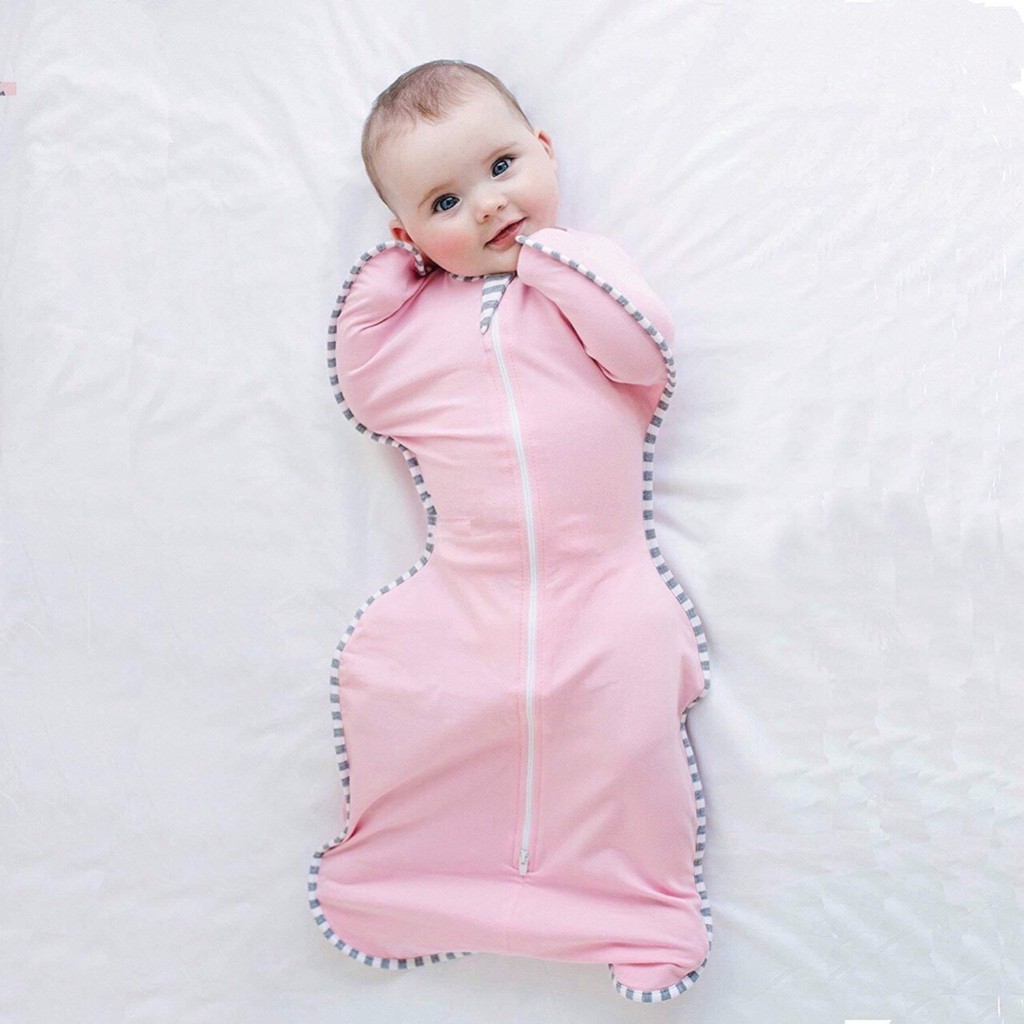 [HCM]Ủ kén ngủ kéo khóa cotton cho bé