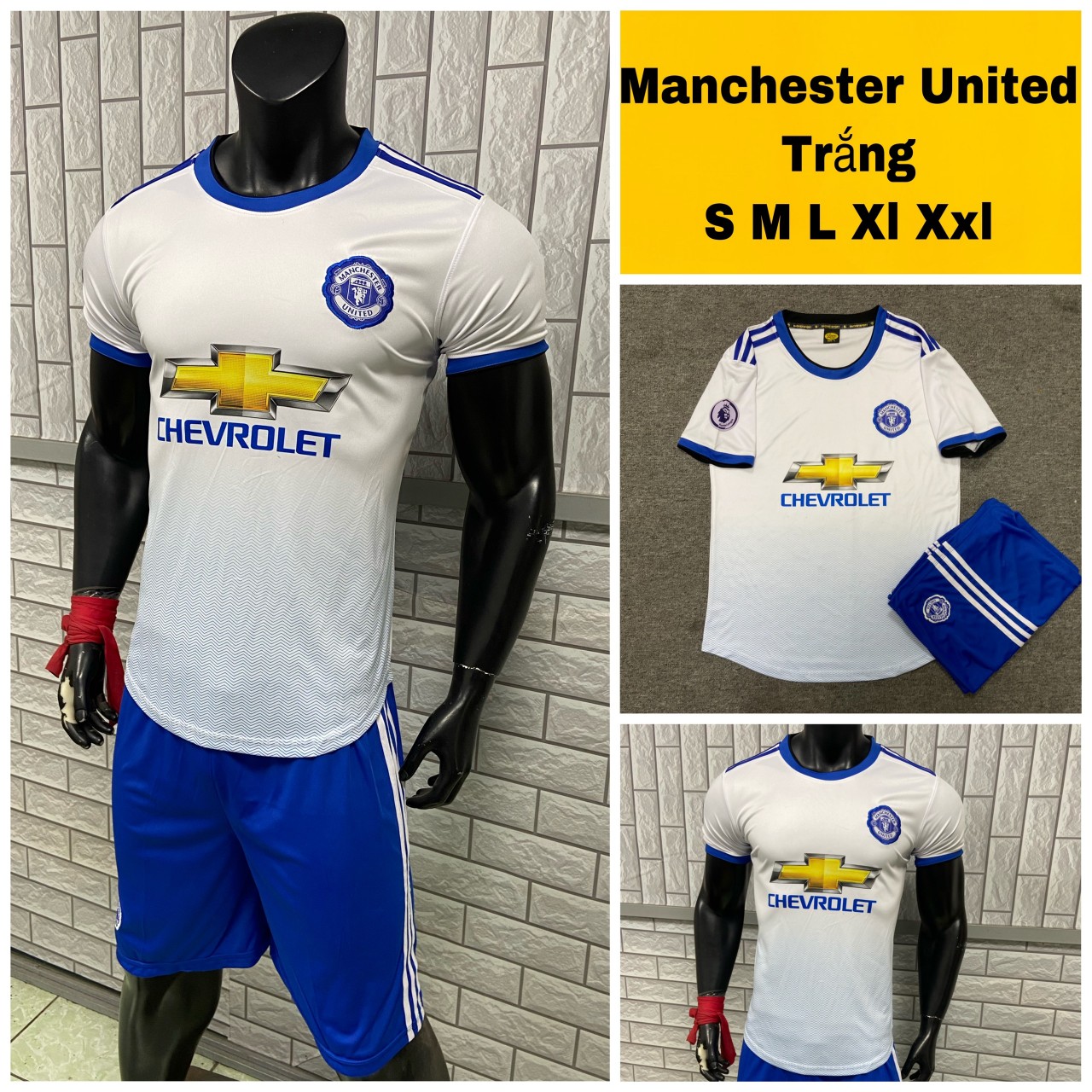 [MẪU MỚI NHẤT 2021] BỘ QUẦN ÁO ĐÁ BANH CLB MU