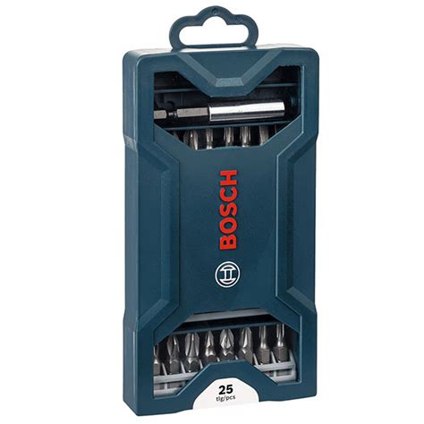 Bộ mũi vặn vít 25 món (xanh dương) Bosch 2607017400
