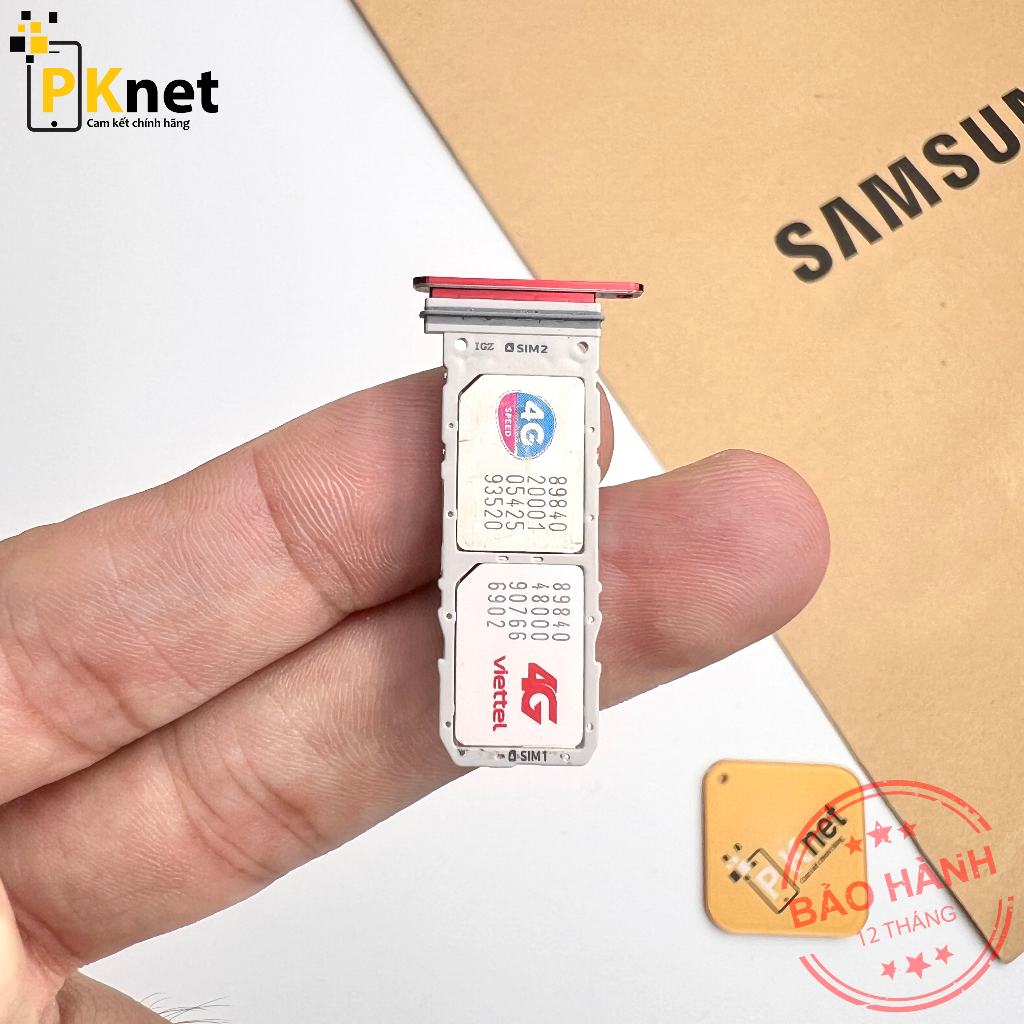 Khay sim Samsung Note 10 chính hãng, 2 sim