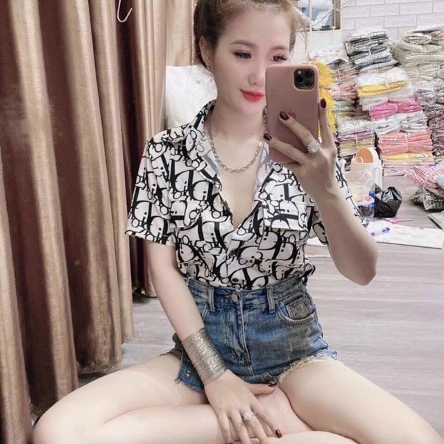 Áo sơ mi nữ đio siêu hot.