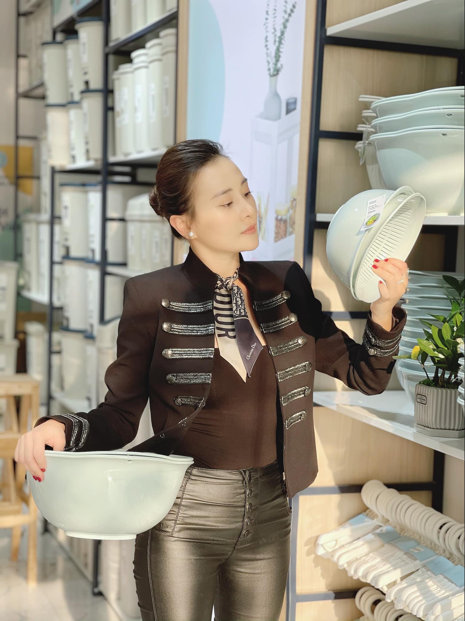 Bộ thau rổ cao cấp Inochi 30cm (phong cách tiêu chuẩn Nhật) [HCM-Giao hoả tốc 2h]