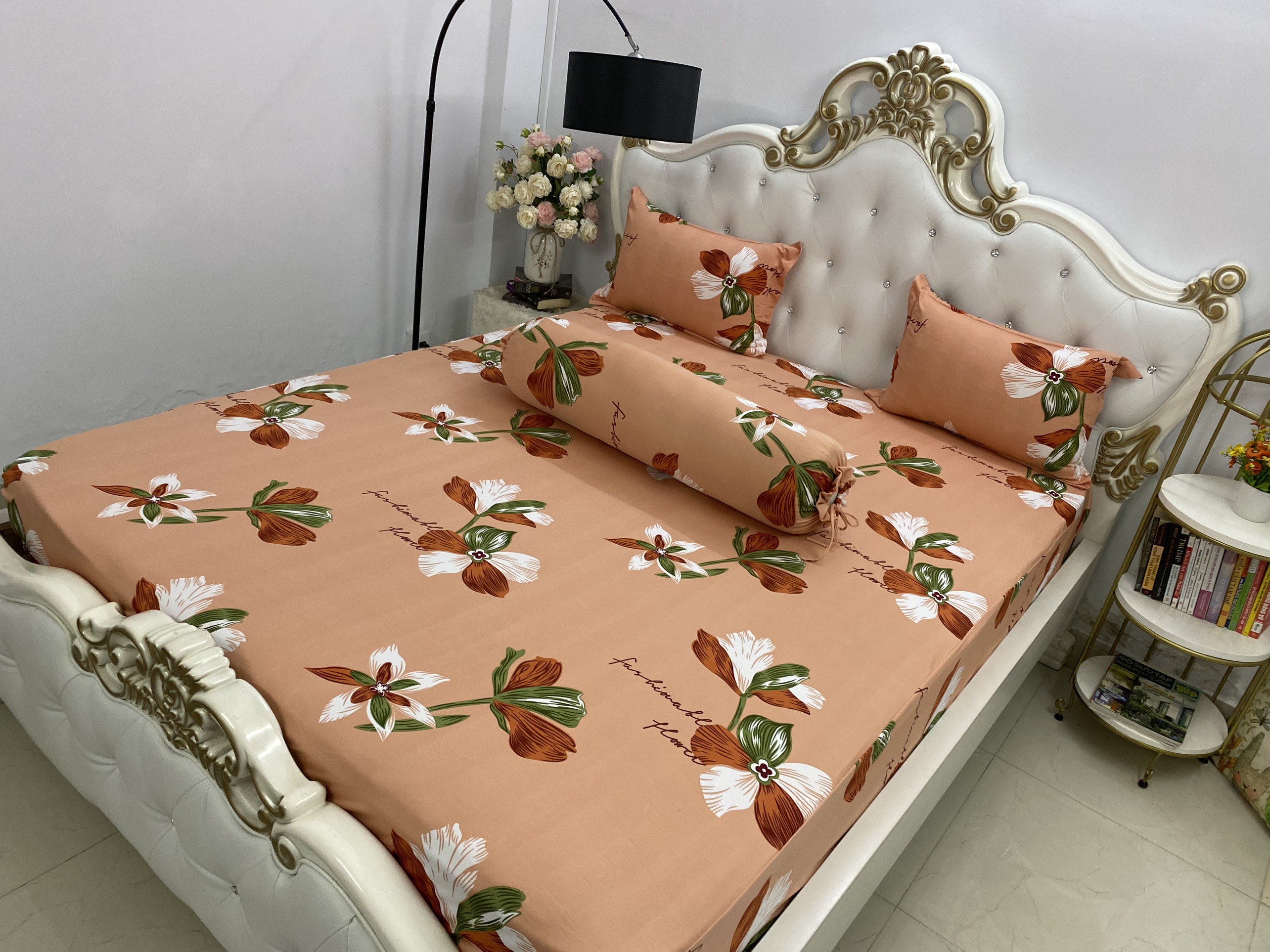 [HCM]Bộ Drap gối Thun Lụa cao cấp {4 món } đặc biệt < áo ôm may dây kéo.#gagoi. giao chuẩn mẫu.