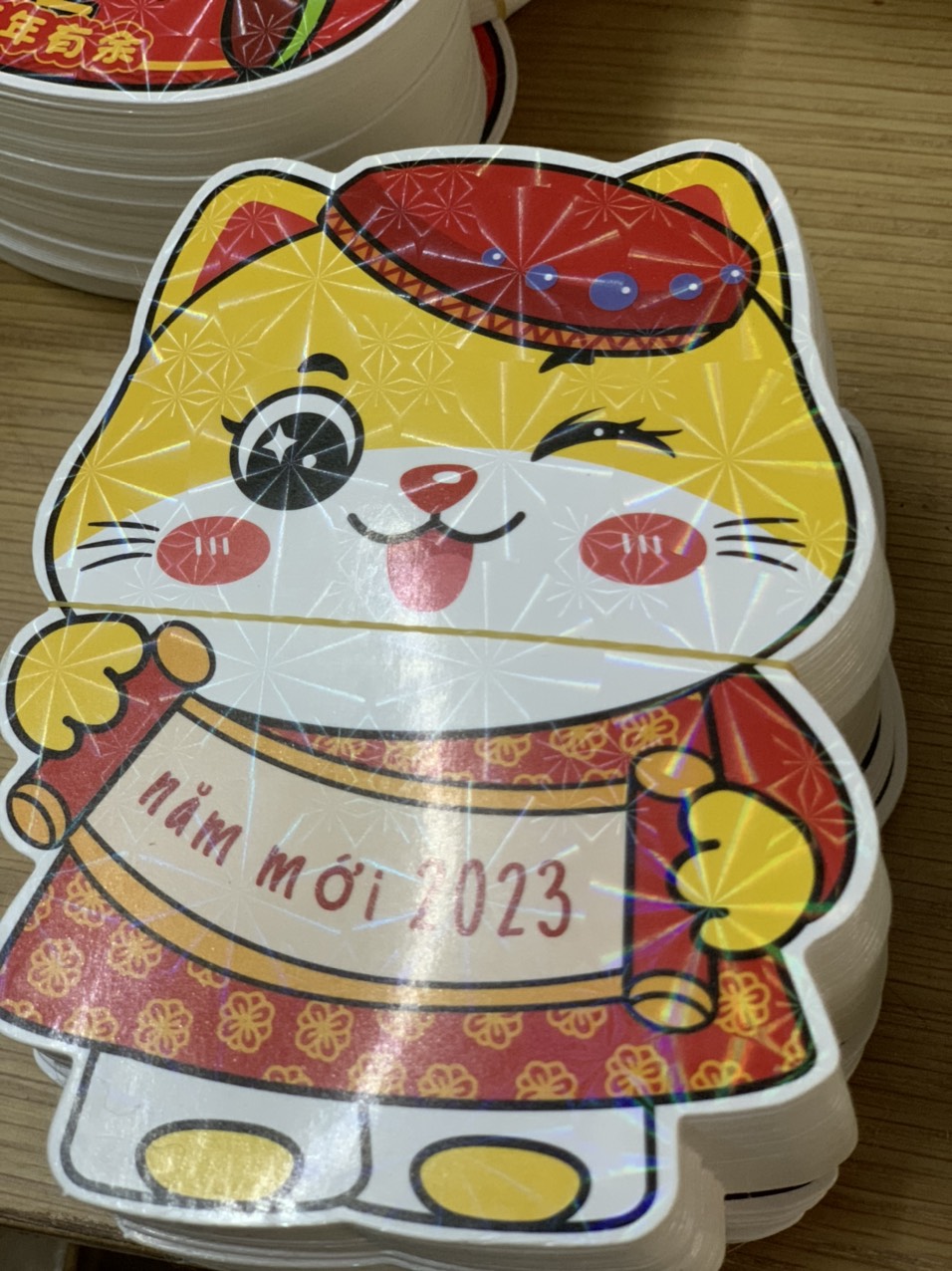 Lixi CHIBI Hoạt Hình Phản Quang Hình Mèo Dễ Thương