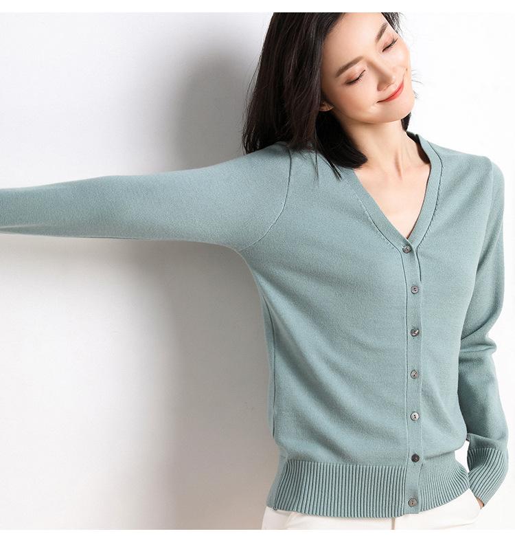Áo cardigan len nữ basic chất đẹp