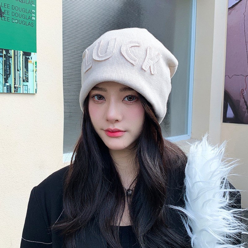 Nón Len Nam Nữ LUCK Thời Trang Mũ Len  Phong Cách