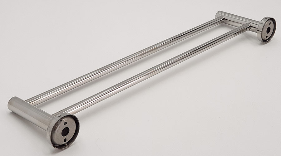 Máng treo khăn đôi Inox SUS 304 Eurolife EL-B4 (Trắng bạc)