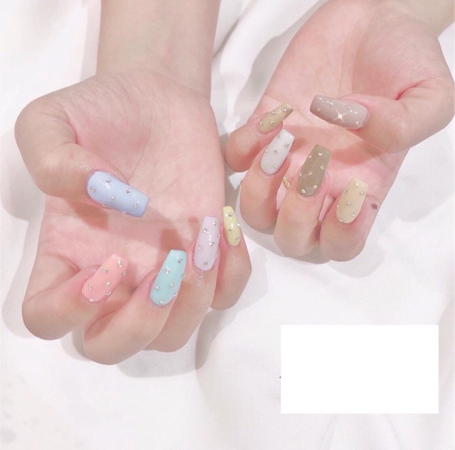 [HCM]Set 500 Móng Nối Tay form Hàn đủ size từ 0 đến 9