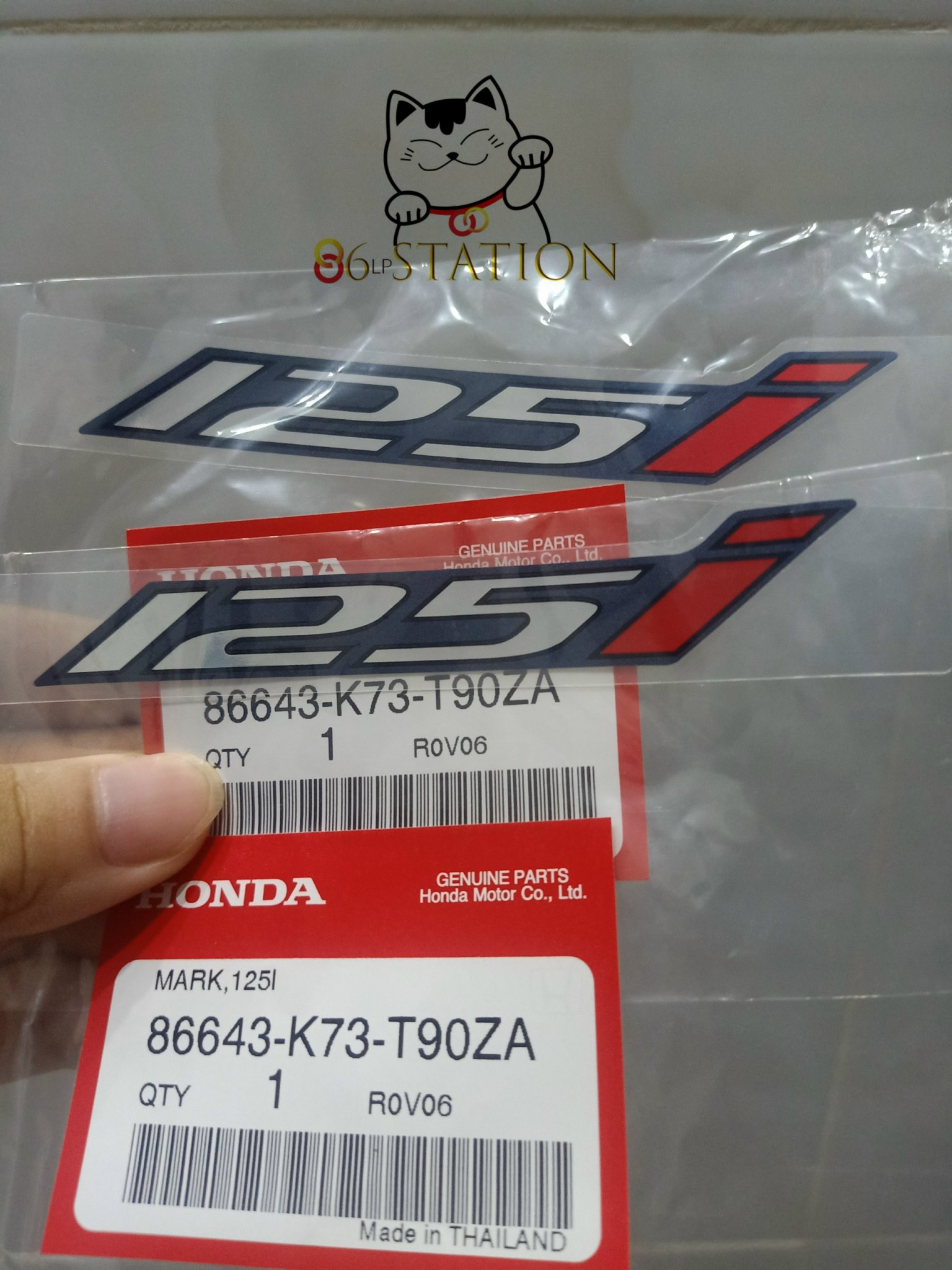tem wave 125i chính hãng honda thái lan