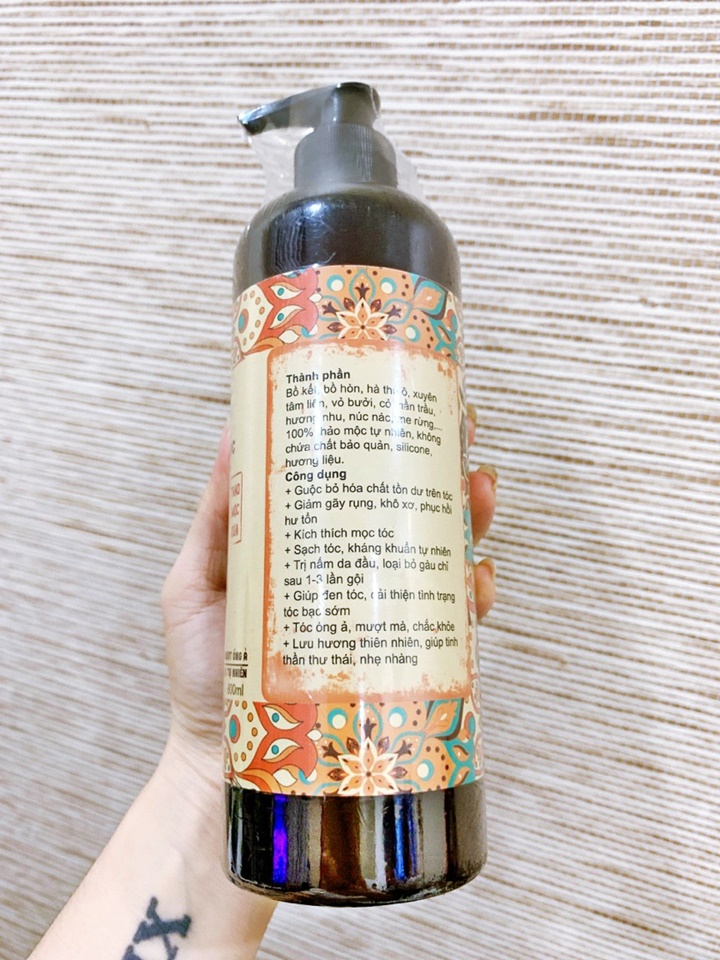 Dầu gội bồ kết thảo dược 800ml