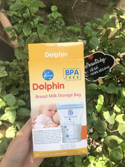 Túi Trữ Sữa 100Ml Dolphin