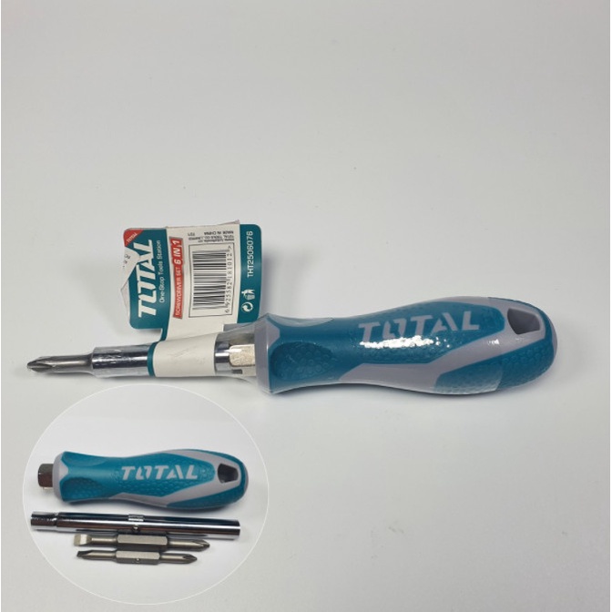 Bộ tua vít 6 đầu Total THT2506076