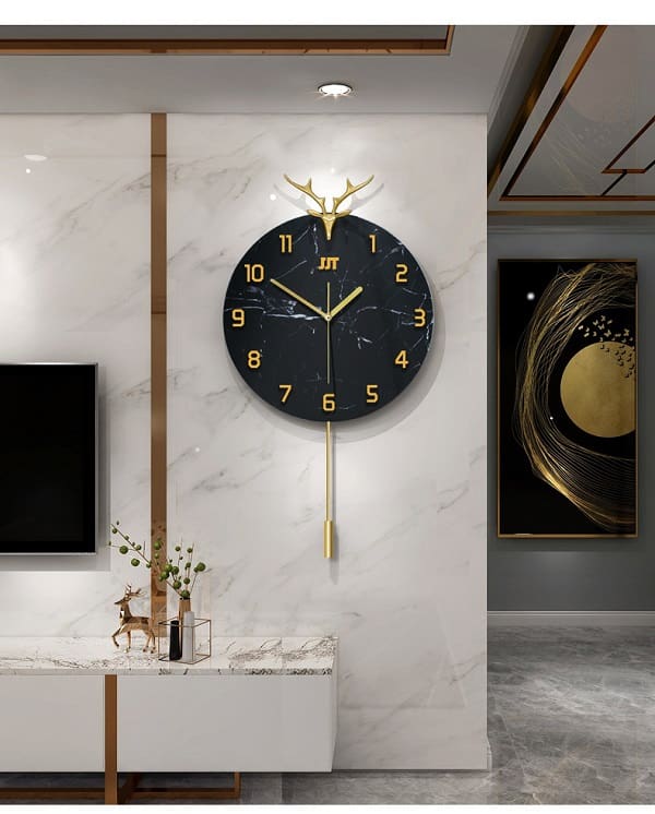 Đồng hồ treo tường phong cách Bắc Âu cao cấp