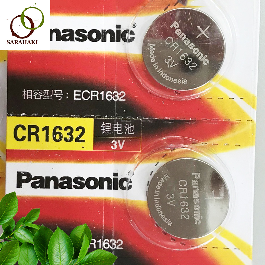 Combo 10 viên pin CR1632 Panasonic Lithium 3V