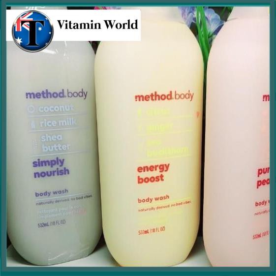 Sữa Tắm Oganic Method Body 532ml - Chính Hãng Australia