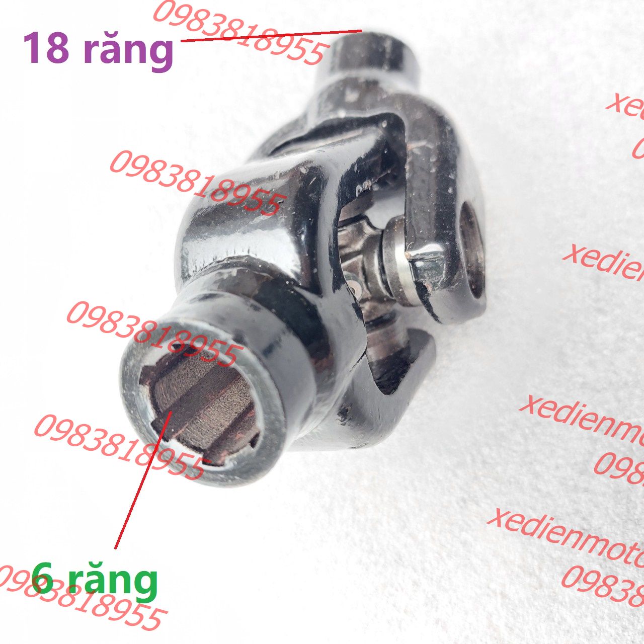 Khớp nối các đăng số 5 tạ với máy chế xe 3 4 bánh