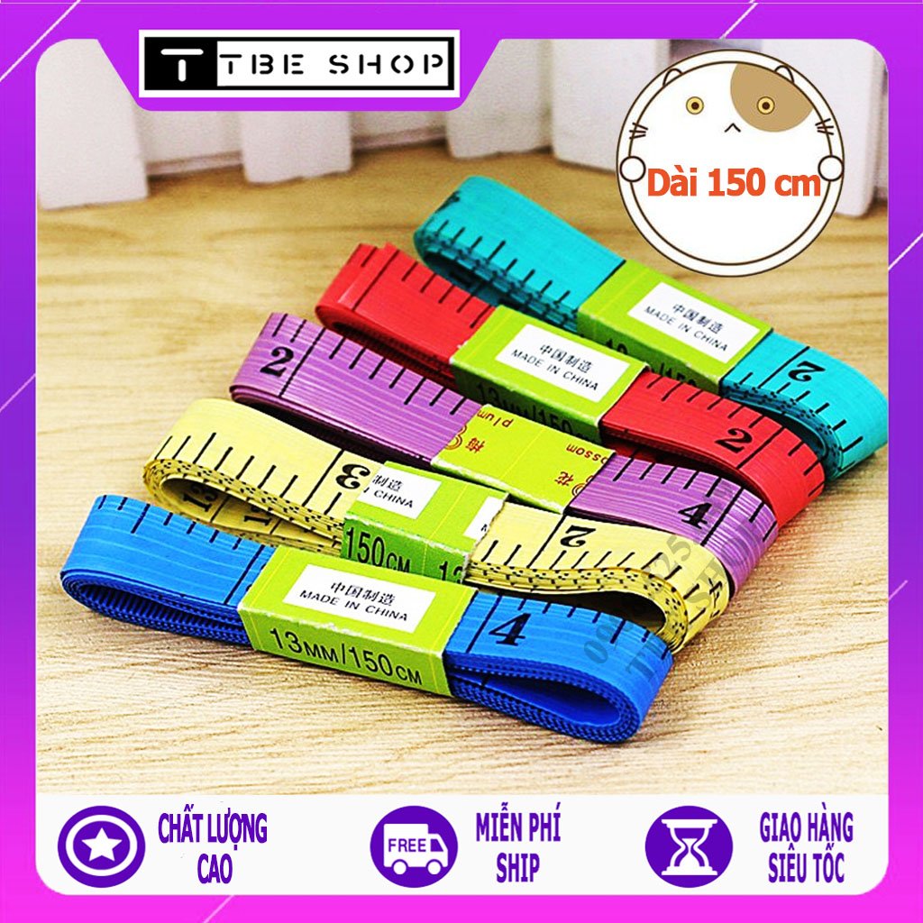 [HCM]Thước Dây 1.5m ( 150 cm ) Đo 3 Vòng Nhiều Màu Sắc