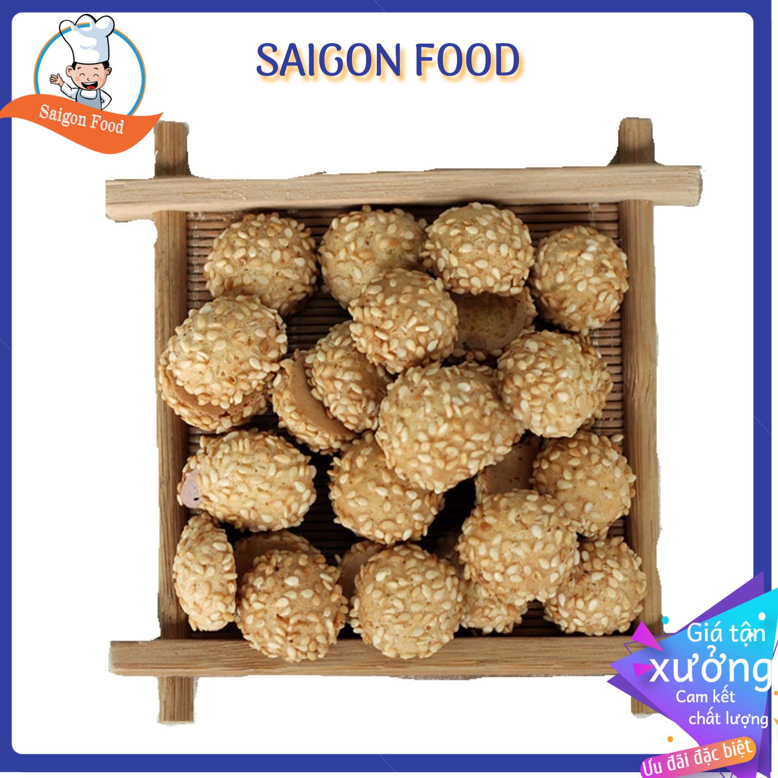 500g bánh nhện mè - SAIGON FOOD