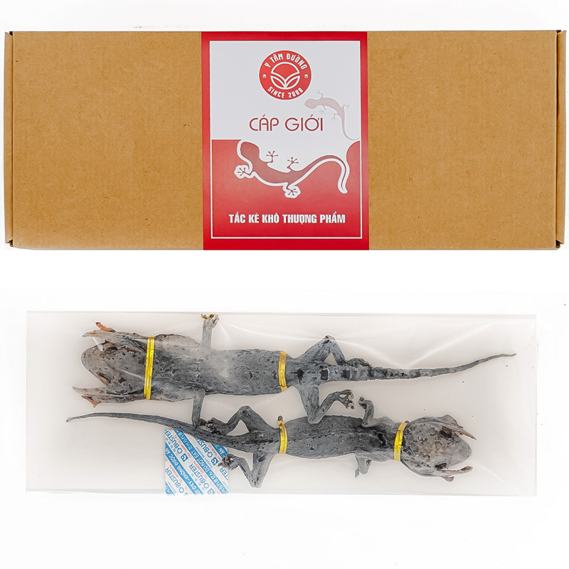Tắc kè khô thượng phẩm - 1cặp gồm 2con