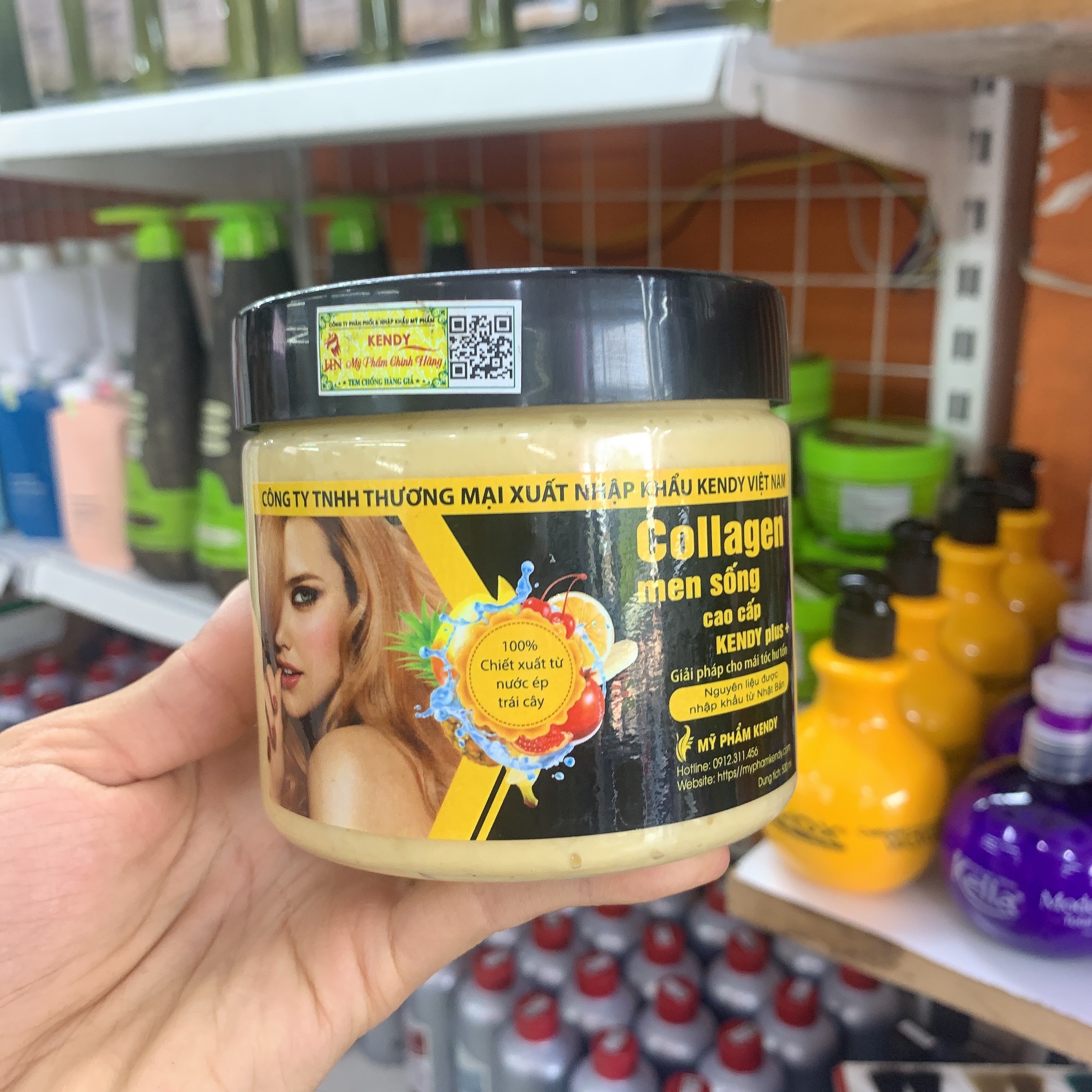 Collagen men sống phục hồi tóc hư tổn kendy 1000ml / 500ml