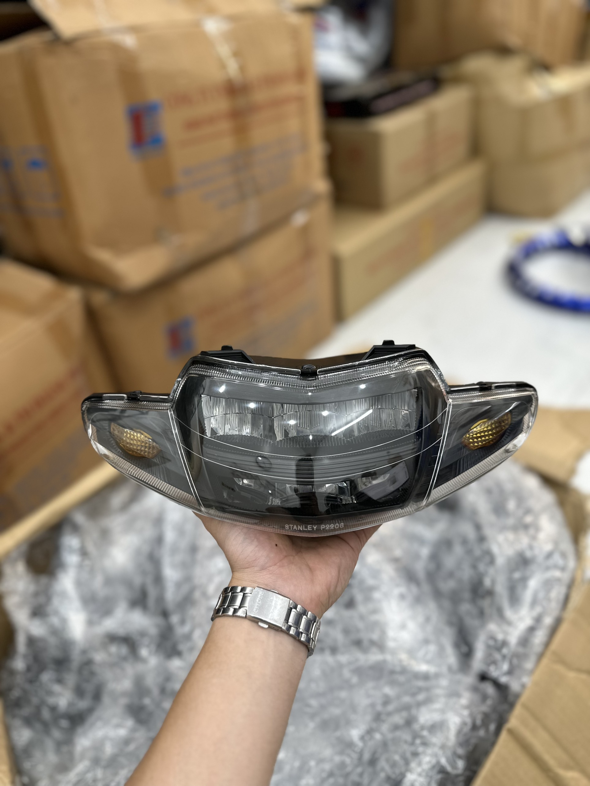 PHA ĐÈN LED 2 TẦNG WAVE NHỎ, WAVE TQ, WAVE ZX, WAVE 2 BÓNG