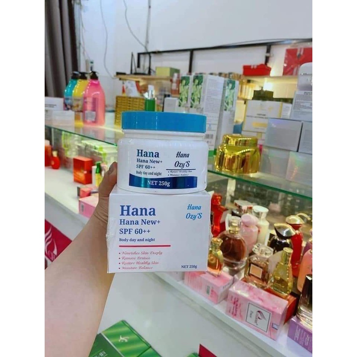 Kem Body Hana Xanh dưỡng trắng da