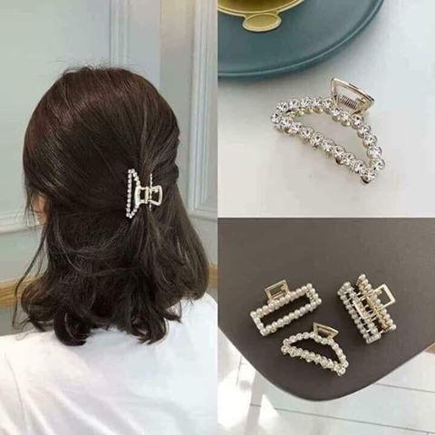 SET KẸP TÓC NGỌC TRAI 3 MÓN