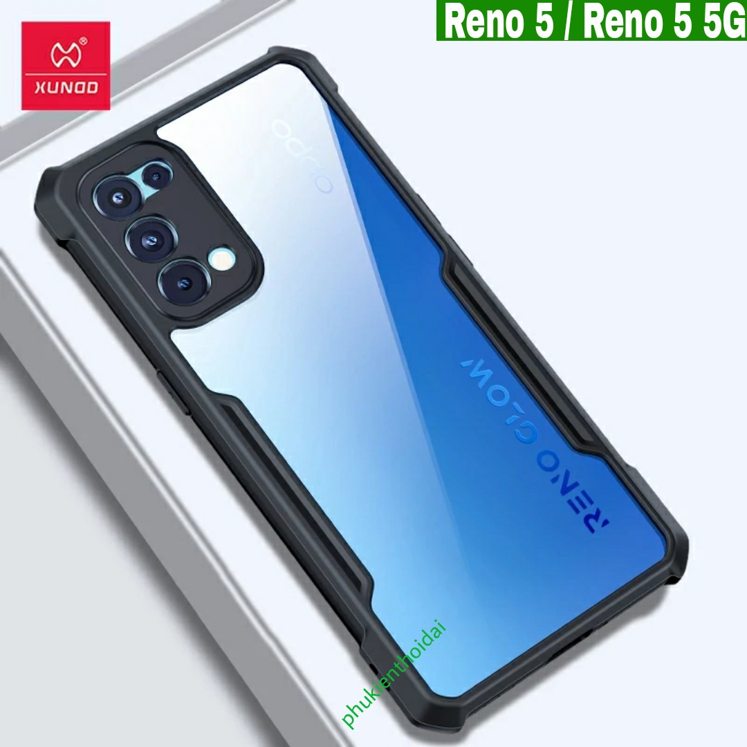 Ốp lưng XUNDD Reno 5 / Reno 5 5G dùng chung chống sốc chống va đập mạnh