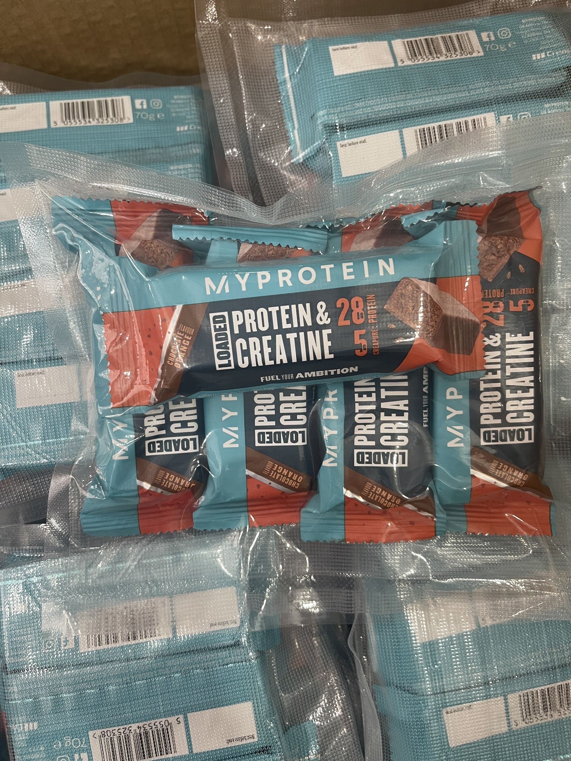 Combo 5 thanh protein bar Loaded Protein Creatine - MyProtein