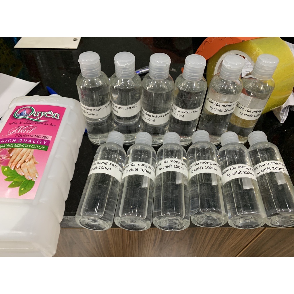 Axeton Quyên Lọ Chiết 100ml Nước Rửa Móng Tay