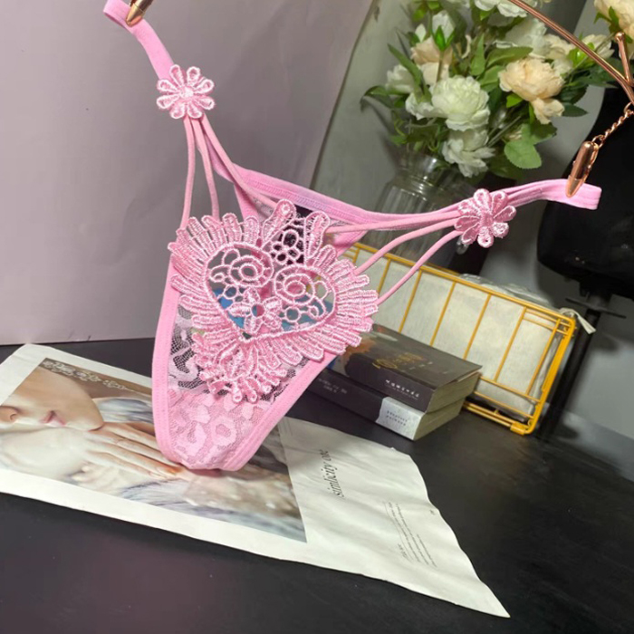 Quần lót nữ lọt khe phối ren sexy-QL29