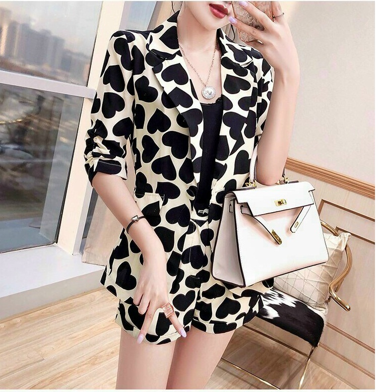 Set bộ vest nữ 3 món áo và quần đùi sang trọng cá tính beyeu168 by4481