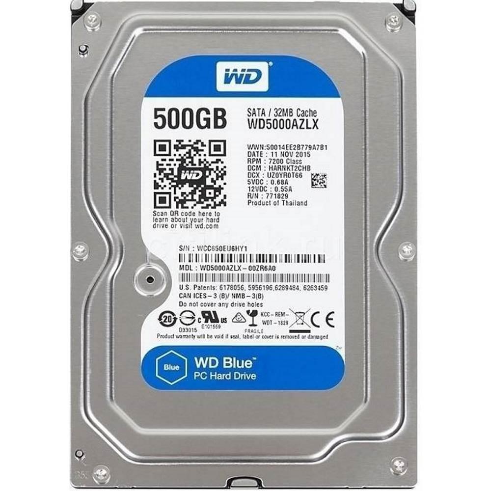 [HCM]Ổ cứng HDD WD Blue Caviar 500GB Hãng phân phối(New - BH 24T)