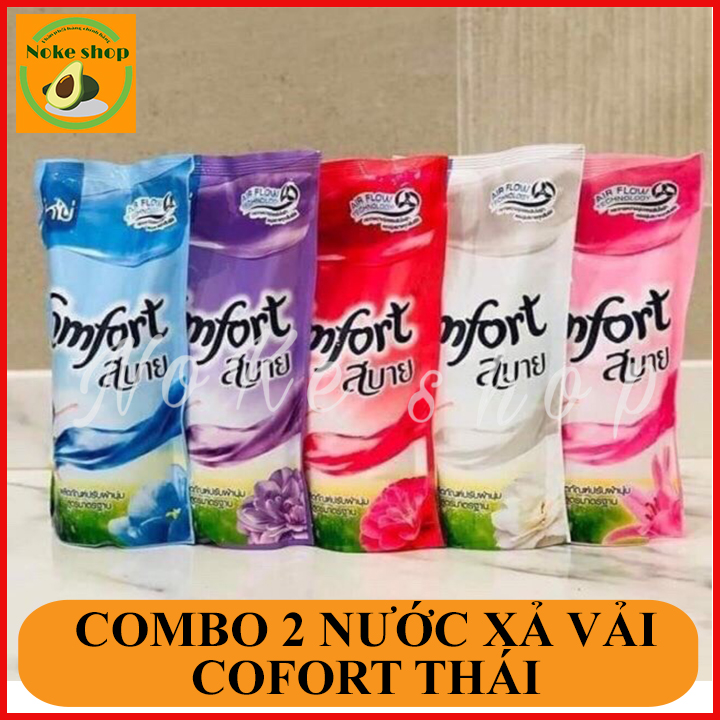 Combo 3 túi nước xả comfo thái 580ml - nước xả thái lan - nước xả làm mềm vải - nước xả quần áo - túi nước xả thơm lâu