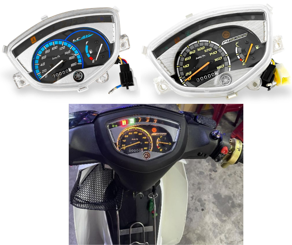 Đồng hồ spark lắp sirius , ex 2010 kim vàng , kim xanh