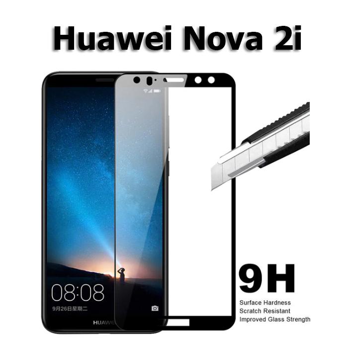 Kính cường lực full màn hình 5D Huawei Nova 2i (Đen)