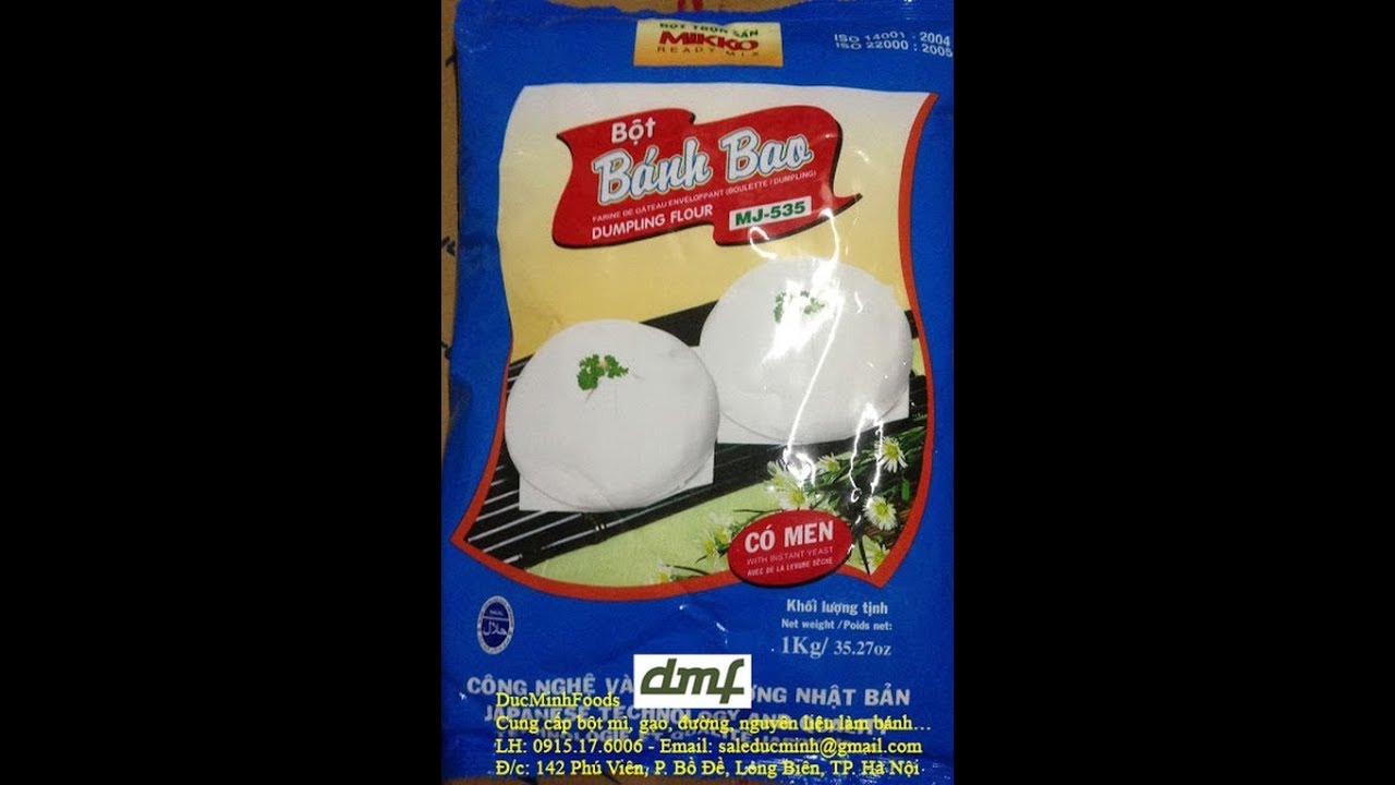 bột bánh bao 1kg ( MIKKO ) bột trộn sẵn