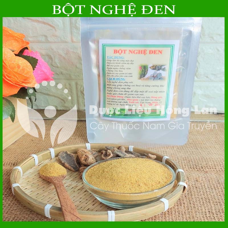 ✅[Thượng hạng] 500G Bột Nghệ Đen nguyên chất loại 1 (không pha chộn tạp chất, đã sao thơm, không chất bảo quản)