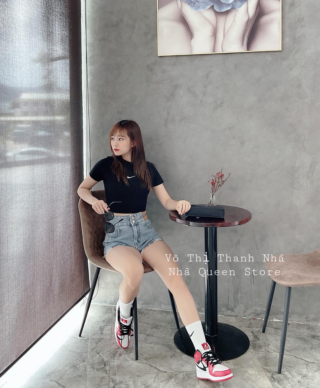 CROPTOP TAY NGẮN NIKE