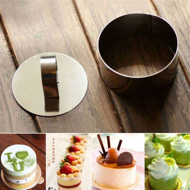 Khuôn ring mousse tròn 8cm
