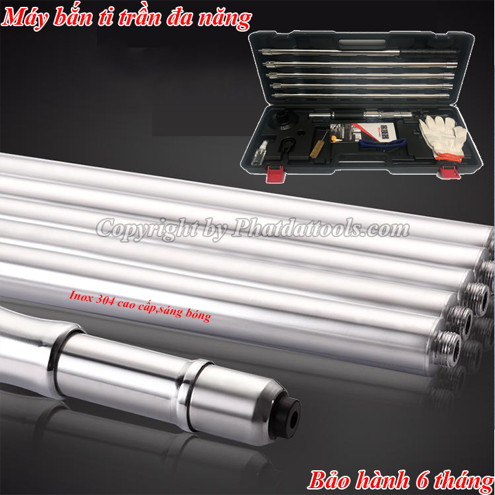 Máy bắn ti trần làm thạch cao,điện nước,điều hòa,báo cháy