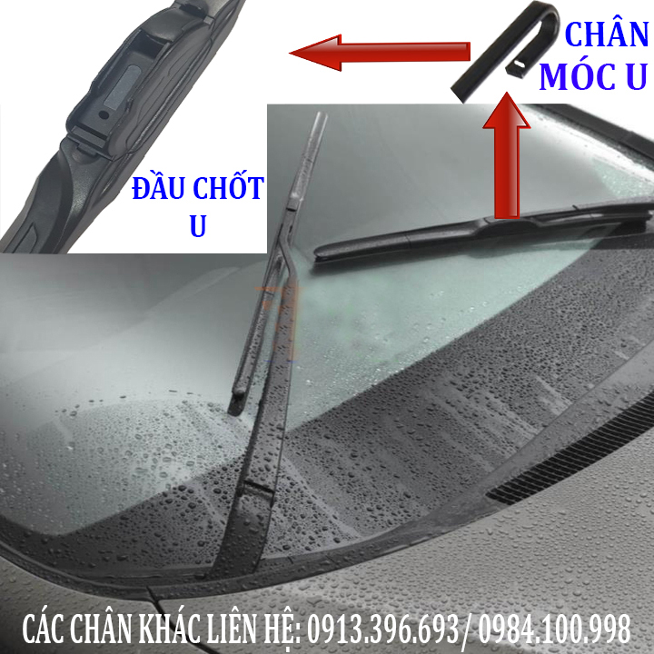 Bộ 2 thanh gạt nước mưa ô tô đa năng Nano cao cấp dành cho hãng xe Hyundai: Getz-Accent-Avente-Elantra-i10-i20-i30-santafe-Sonata-Tucson-Starex-Verna