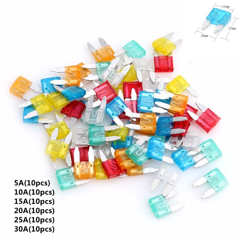 [HCM]Cầu chì xe hơi 5A,10A, 15A, 20A, 25A, 30A
