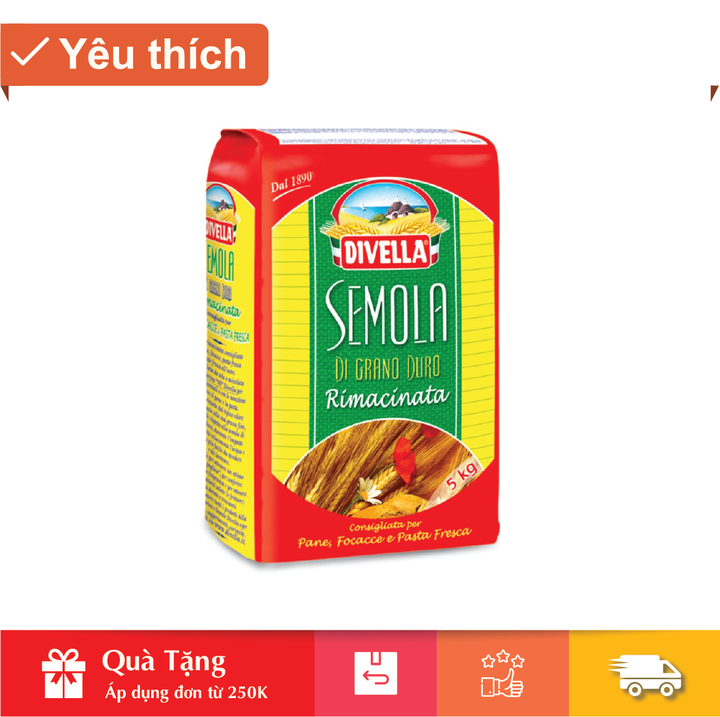 [HCM][ KÈM CÔNG THỨC ] Thùng Bột Lúa Mì Chuyên Làm Pasta Semola 1kg x 10 Gói